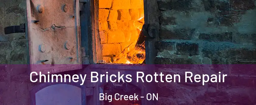  Chimney Bricks Rotten Repair Big Creek - ON