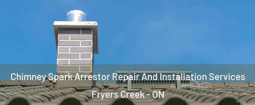 Chimney Spark Arrestor Repair And Installation Services Fryers Creek - ON
