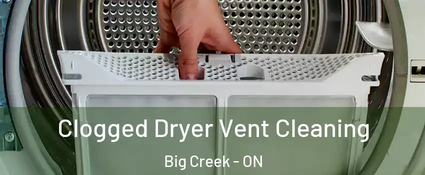 Clogged Dryer Vent Cleaning Big Creek - ON