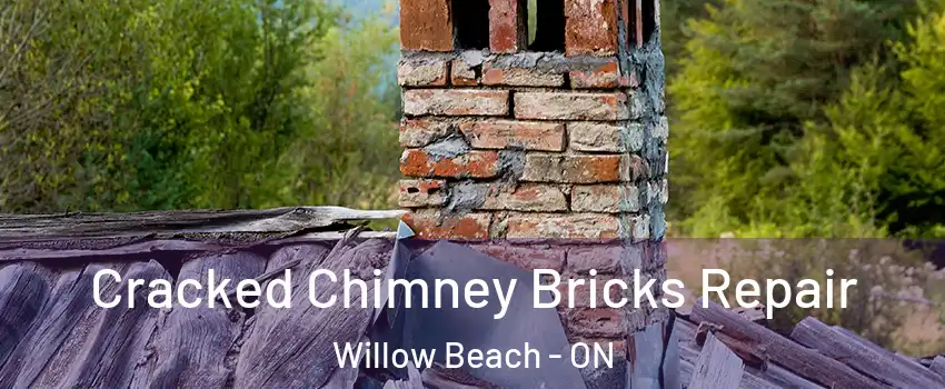  Cracked Chimney Bricks Repair Willow Beach - ON
