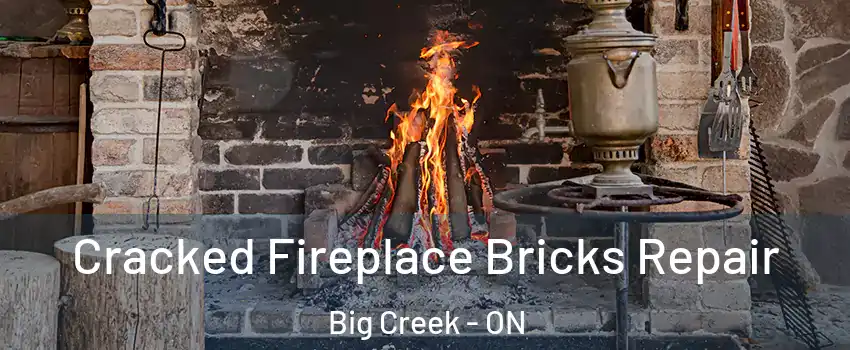  Cracked Fireplace Bricks Repair Big Creek - ON