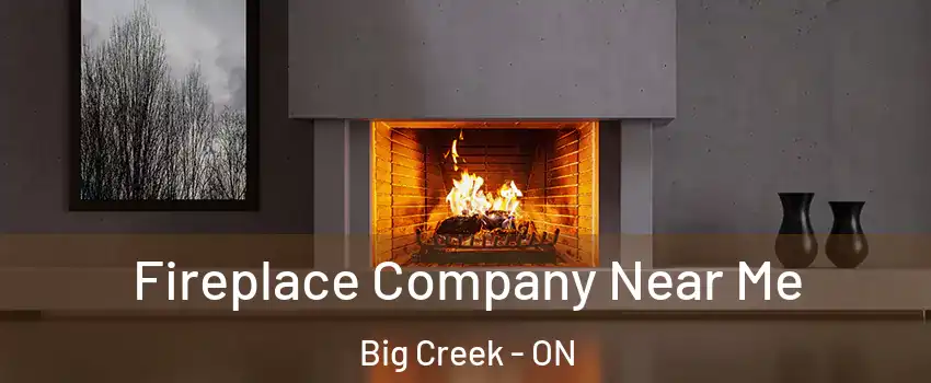 Fireplace Company Near Me Big Creek - ON