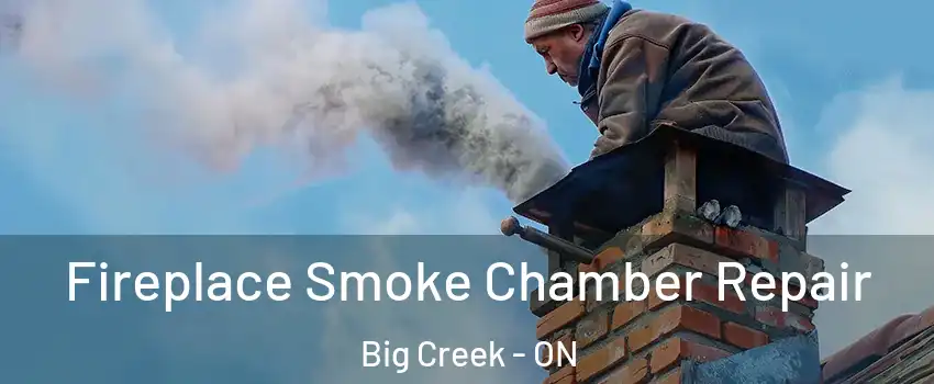  Fireplace Smoke Chamber Repair Big Creek - ON