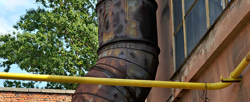 Lightning Protection Installation System for Industrial Chimneys in Amherstburg, Ontario