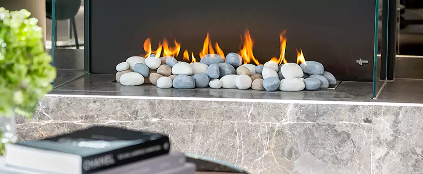 Double-Height Fireplace Design Refurbishment in Amherstburg, Ontario