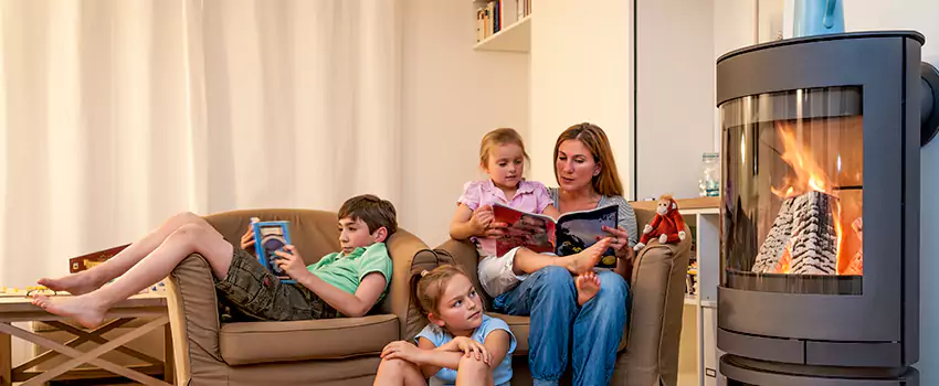 Outdoor Morso Fireplace Broken Screen Replacement in Amherstburg, Ontario