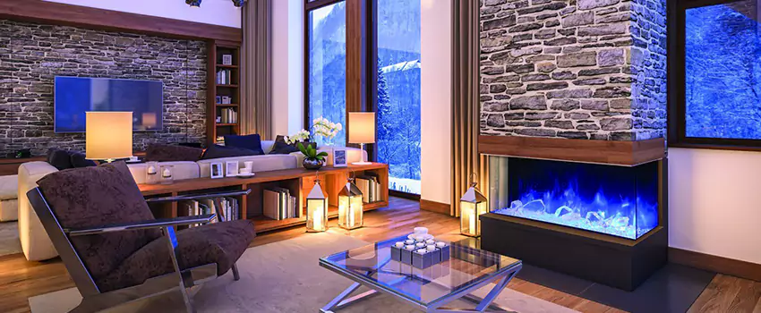 Dynamic Flame Color Fireplace Installation in Amherstburg, ON