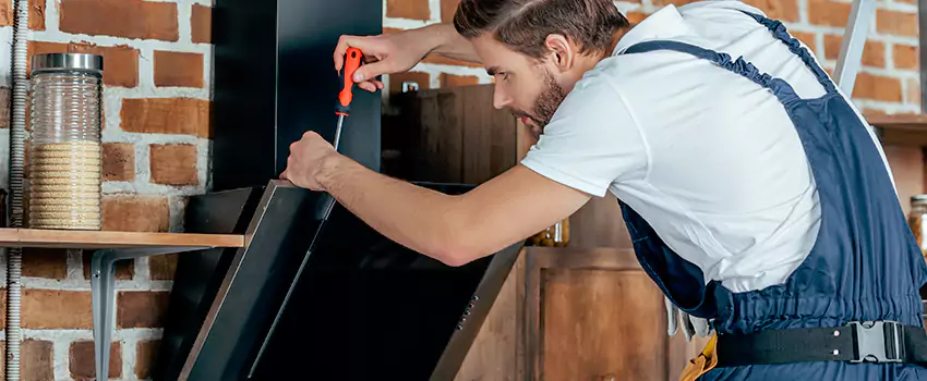 Old Rusted Metal Fireplace Repair And Replacement in Amherstburg, ON