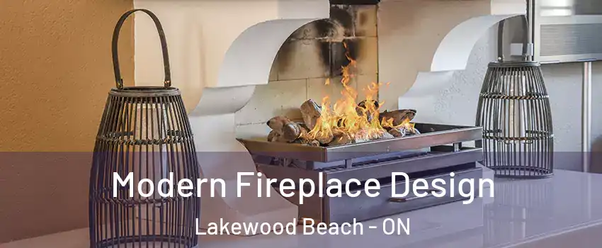  Modern Fireplace Design Lakewood Beach - ON