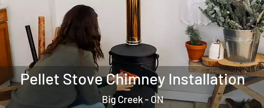  Pellet Stove Chimney Installation Big Creek - ON